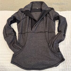 Lululemon Athletica Gray 1/2 Zip Sweatshirt